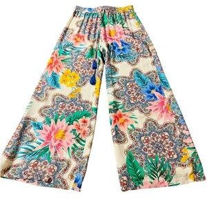 JOHNNY WAS WOMENS COLORFUL YASMN EASY PANT SIZE XS NWT